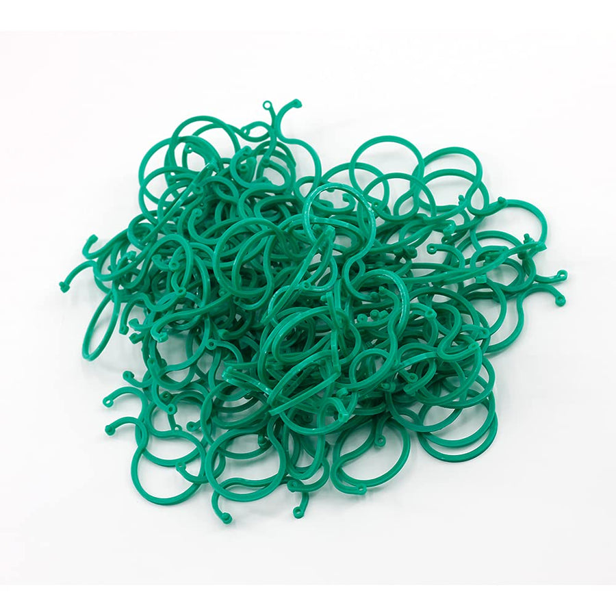 100PCS Vegetables Tomato Vine Flower Clips Plant Twist Clip Garden Plant Support Clips Plant Clips and Garden Clips for Other Vine Plants for Climbing Plants for Securing Plants (Large)