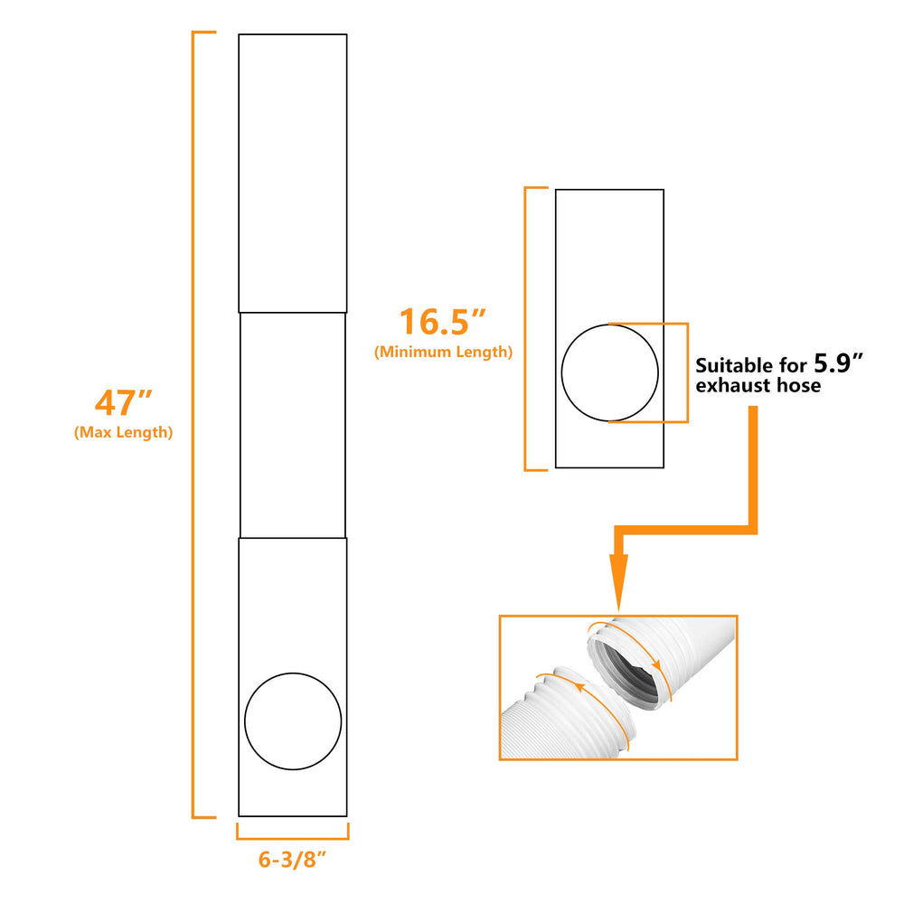 LBG Products Portable Air Conditioner Window Seal Plate