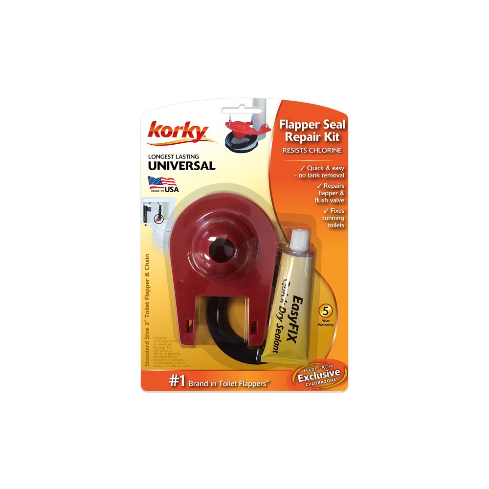 Korky 2003BP EasyFix Toilet Flush Valve and Flapper Rep
