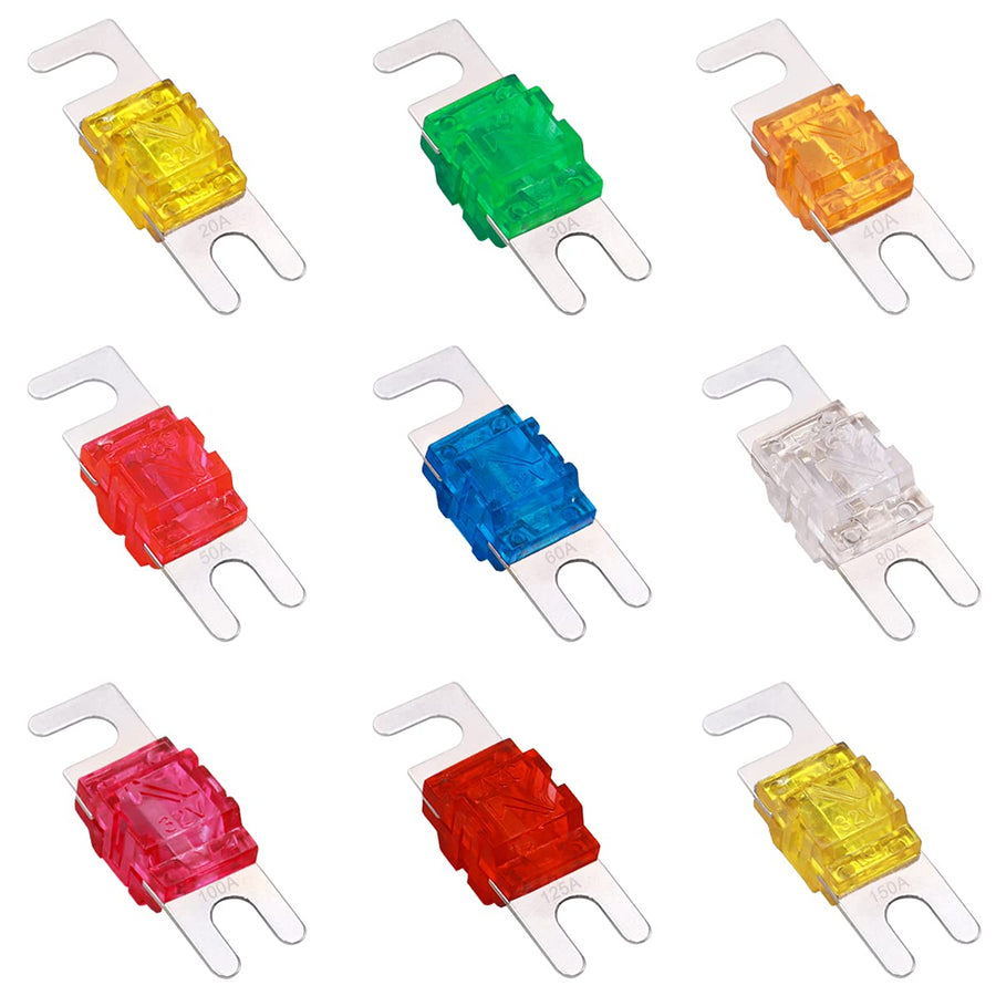 6 Pcs 150A Mini ANL Fuses for Automotive Marine Audio Video System