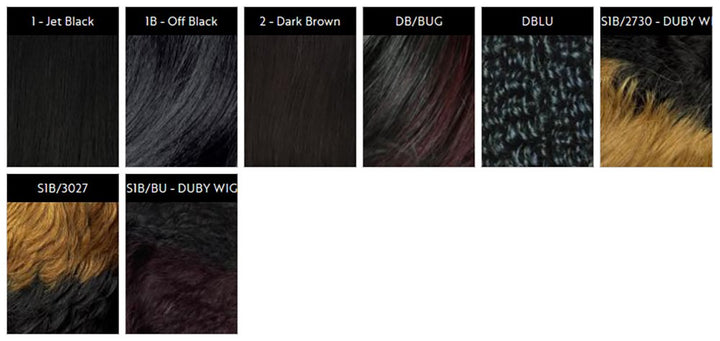 Premium Duby Human Hair Wig - PIXIE (#1B)