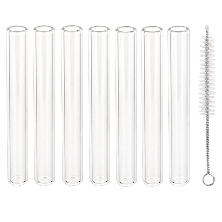 OLYCRAFT 16 Pack Laboratory Glass Tube Borosilicate Gla