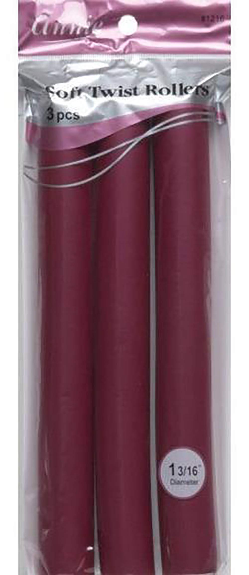 Soft Twist Rollers, Plum, 3 Count