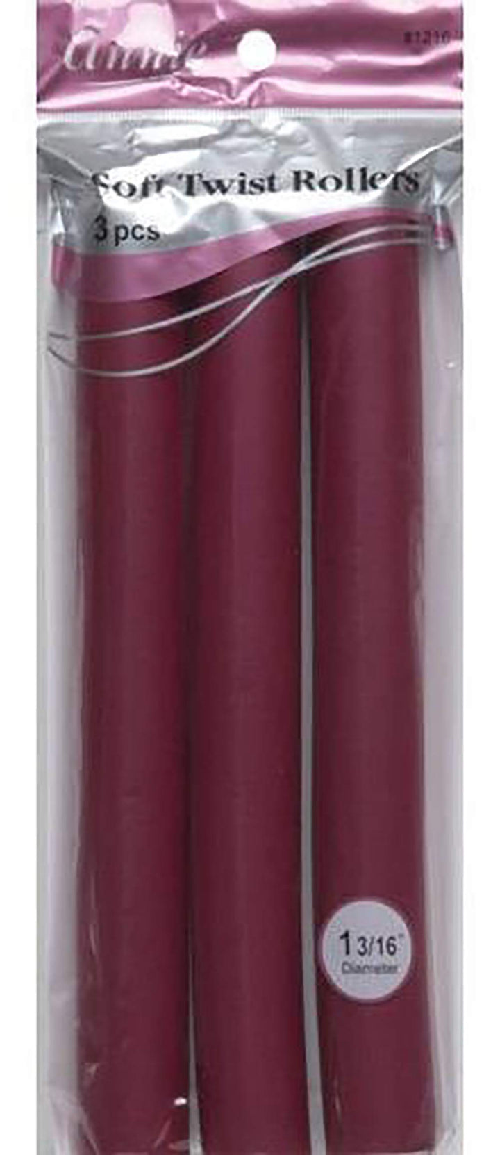 Soft Twist Rollers, Plum, 3 Count
