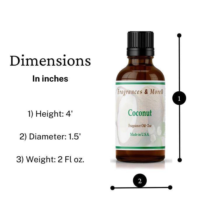 Coconut Fragrance Oil 2 ounces