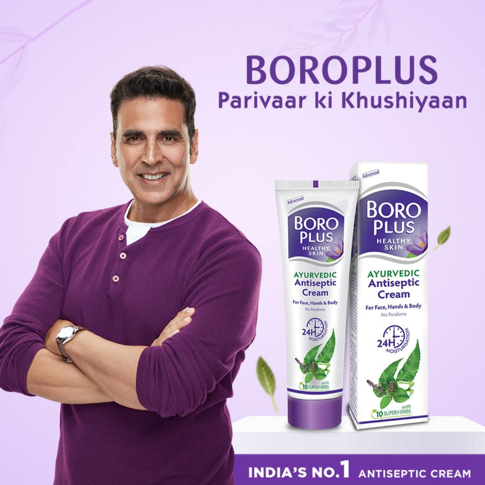 BOROPLUS Antiseptic Cream, Provides 24 Hour Moisturisat