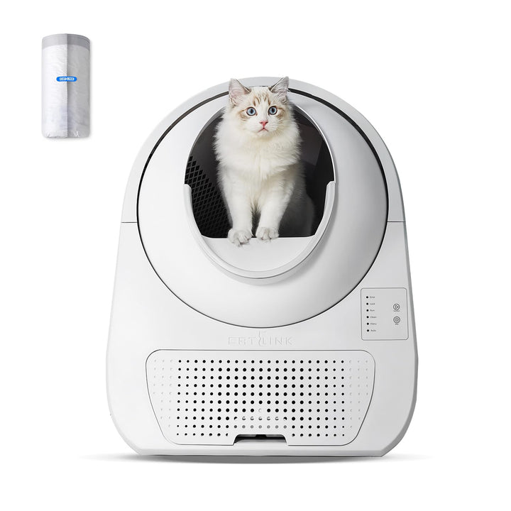 Self Cleaning Cat Litter Box, Automatic Cat Litter Box, Double Odor Removal, Cat Litter Box for Cats from 3.5 pounds to 22 pounds (Young Version)