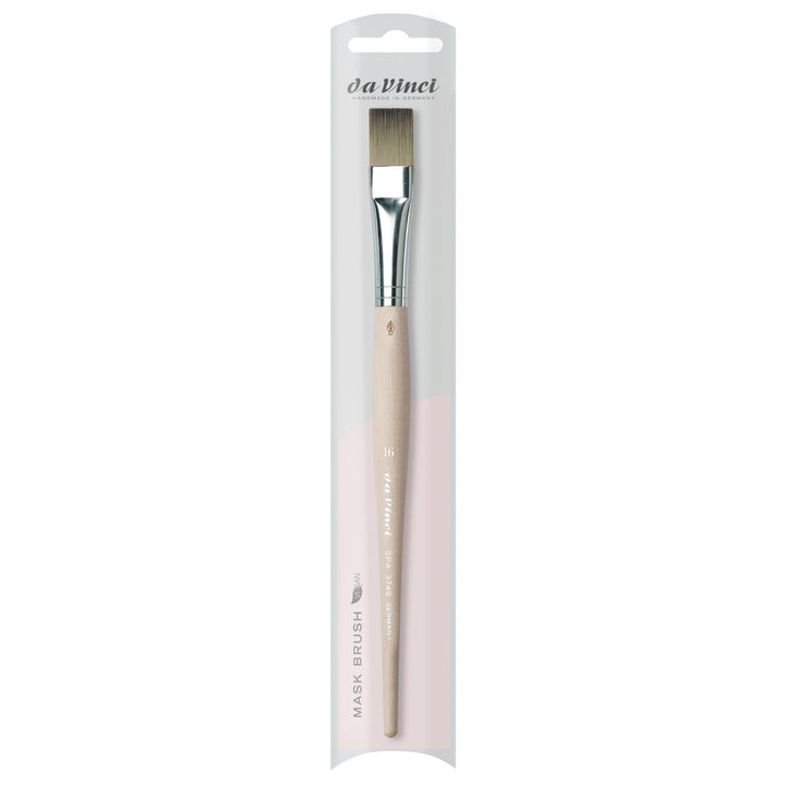 da Vinci Cosmetics Series 3749 Mask Brush, Flat Synthetic, 0.85 Ounce