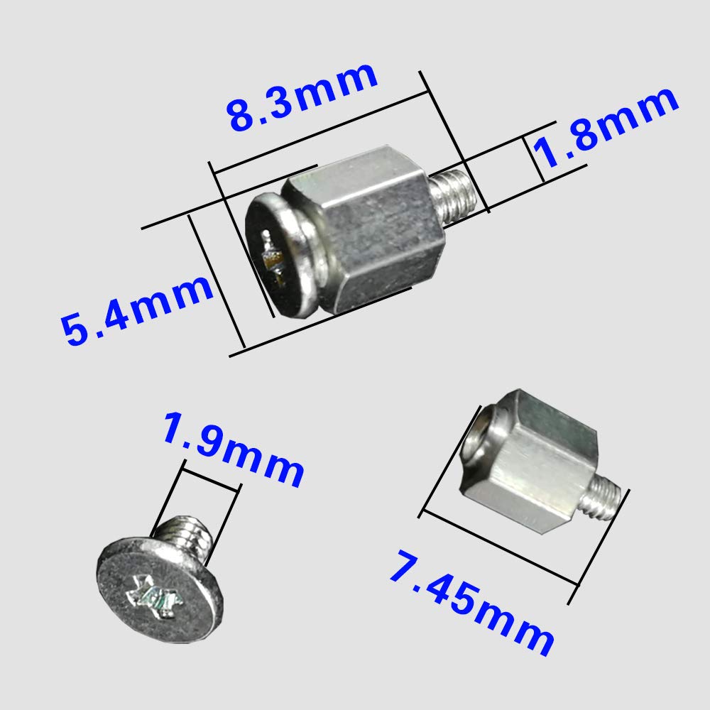 M.2 Screw, SSD Mounting Kit with Screwdriver for ASUS Motherboard or ASRock Board NVMe PCIe Driver (4 pcs)