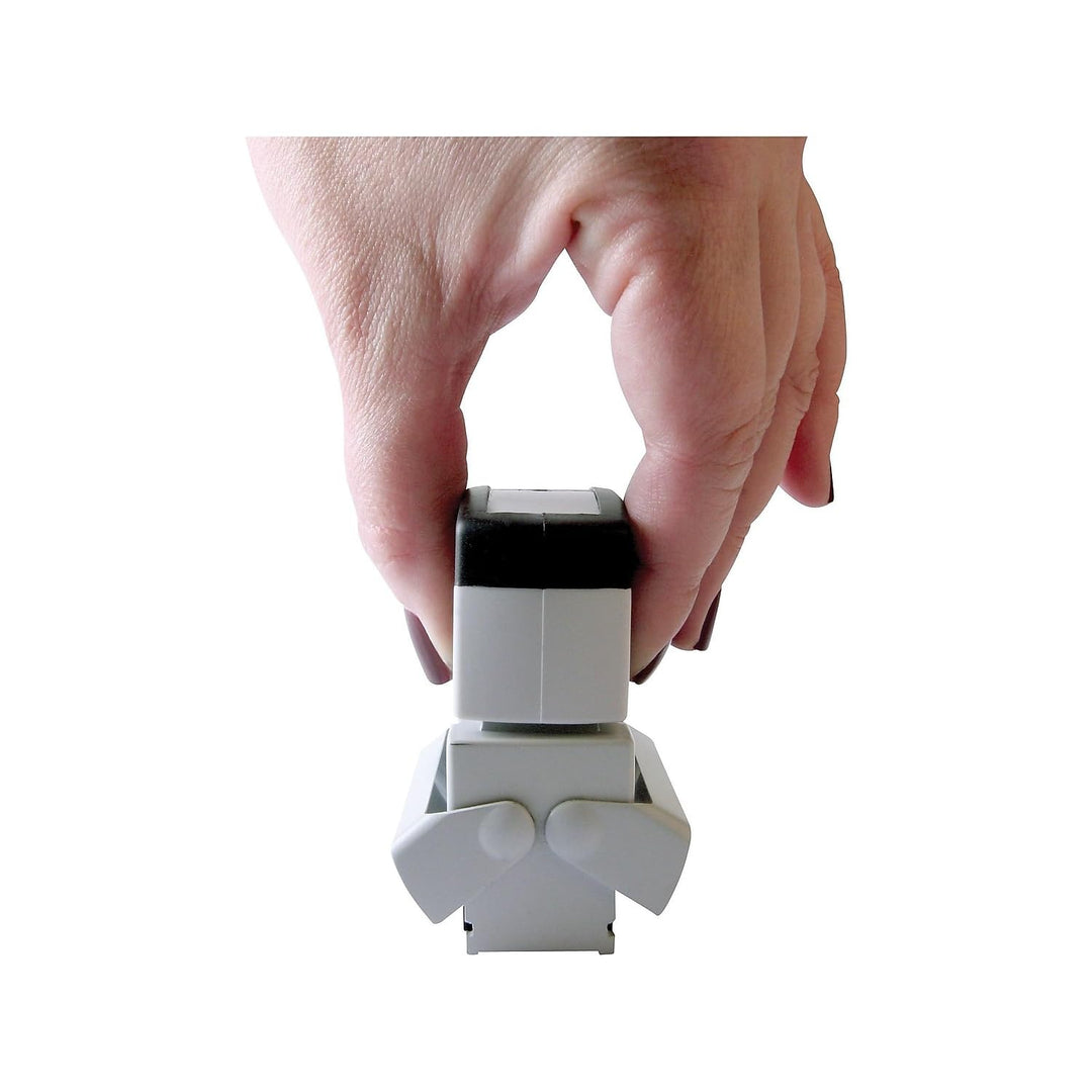 ACCU-STAMP2 Message Stamp with Shutter, 2-Color, PAID, 1-5/8 x 1/2 Impression, Pre-Ink, Blue and Red Ink (035535)