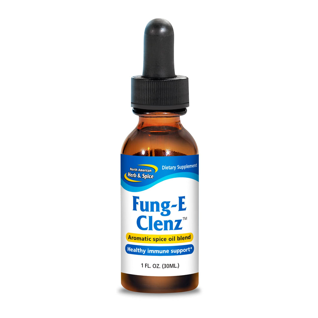 NORTH AMERICAN HERB &amp; SPICE Fung-E-Clenz - 1 fl. oz. - Immune Support, Healthy Hair, Skin &amp; Nails - Contains Oregano, Food &amp; Spice Oils - Non-GMO, Vegan - 173 Total Servings