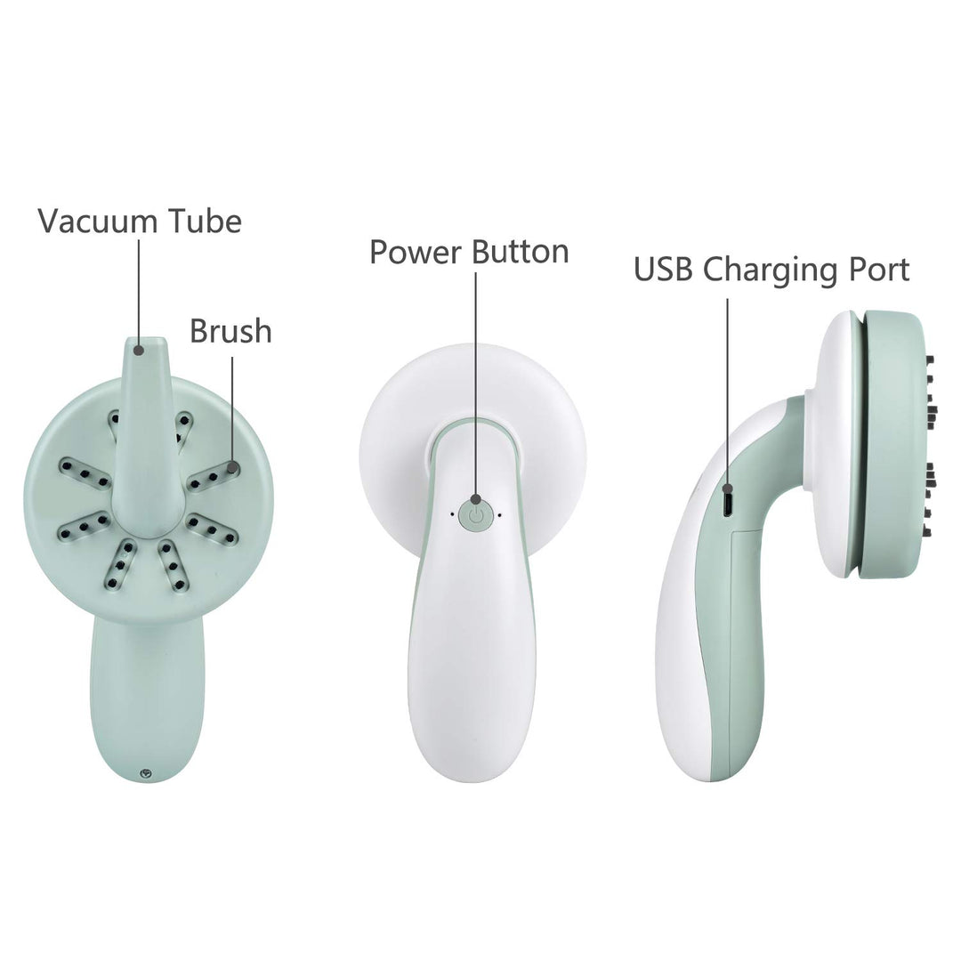 Tabletop Vacuum Cleaner with Cleaning Brush,eraser dust Vacuum USB Charging,Best Desk Vacuum No Dead Angle Cleaning for Home/School/office (Grey)