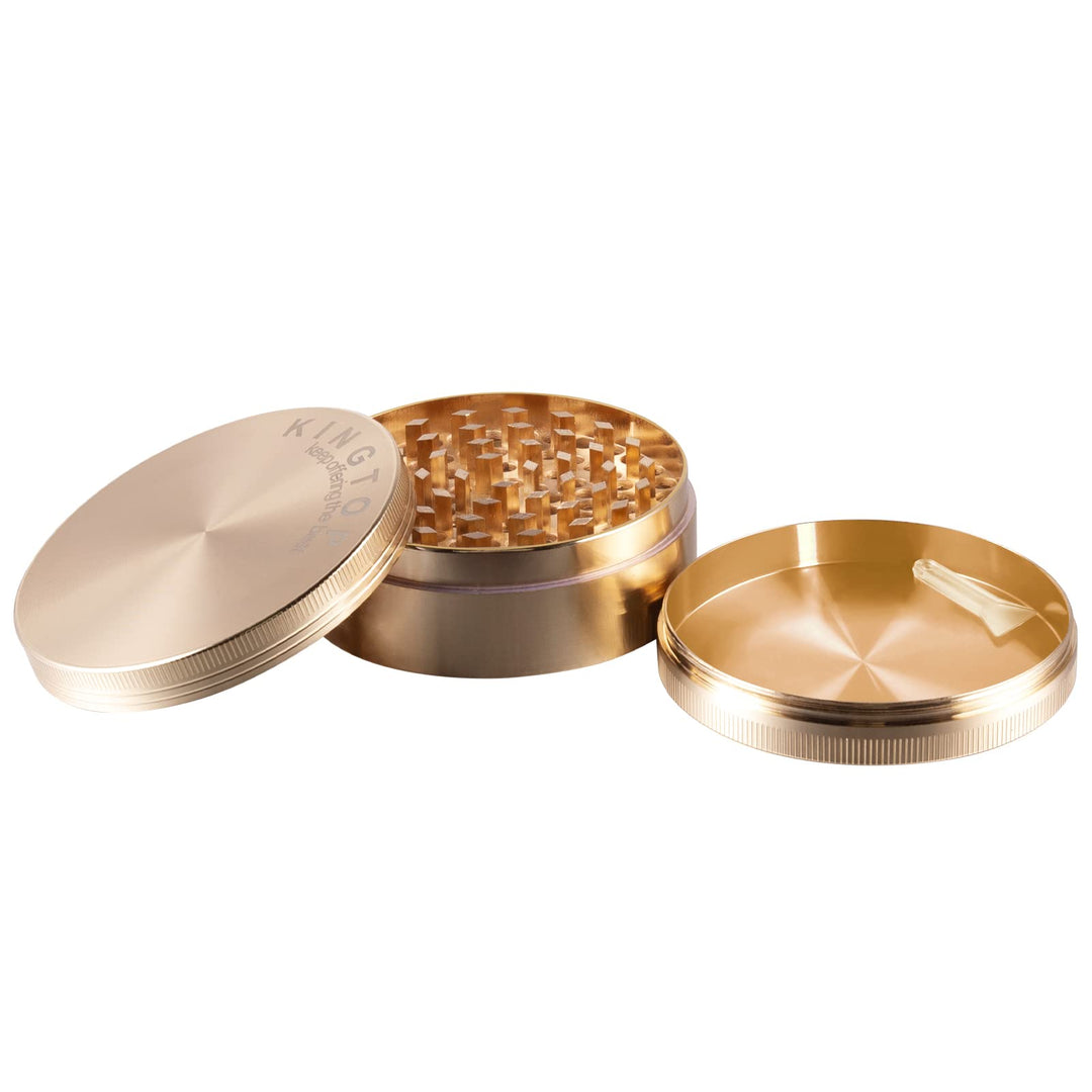 3 Inch Large Spice Grinder, Zinc Alloy Mills (Pink)
