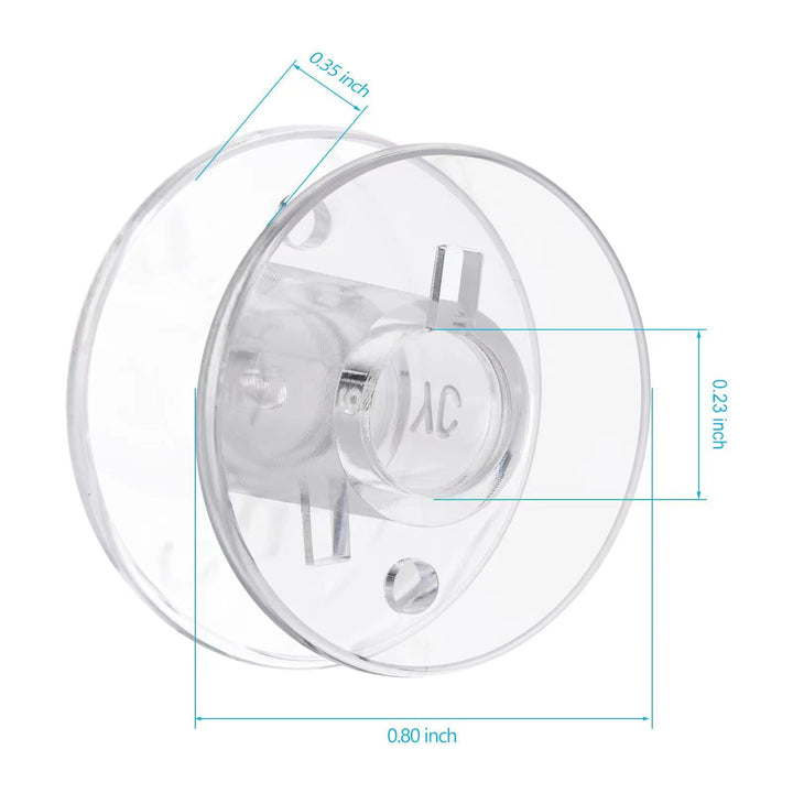 50 pcs Bobbins for Sewing Machine- , Sa156 Bobbin, 15j bobbins, Bobbins Class 15, Sewing Machine Bobbins,Sewing Accessories, Plastic Bobbins(50 pcs)