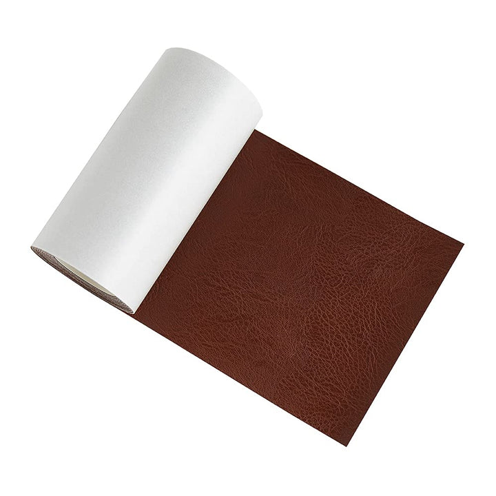 Leather Repair Tape kit Self Adhesive Patch Heavy Duty,Retro Dark Brown 4x60 inch for Couch, Sofa, Car Seat, Handbag, Furniture,Drivers Seat,Jacket, Computer Chair First Aid Vinyl Repair kit