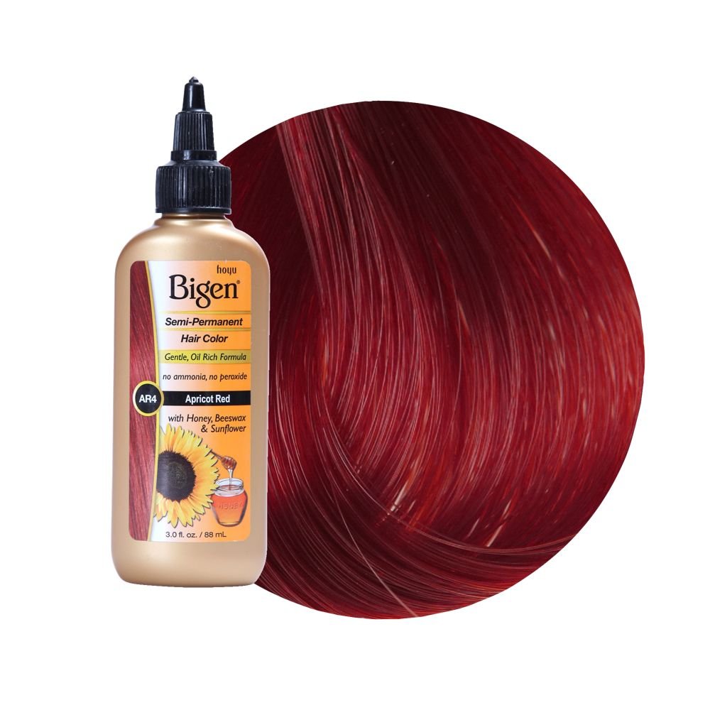 Semi Permanent Hair Color, Apricot Red, 3.0 Ounce