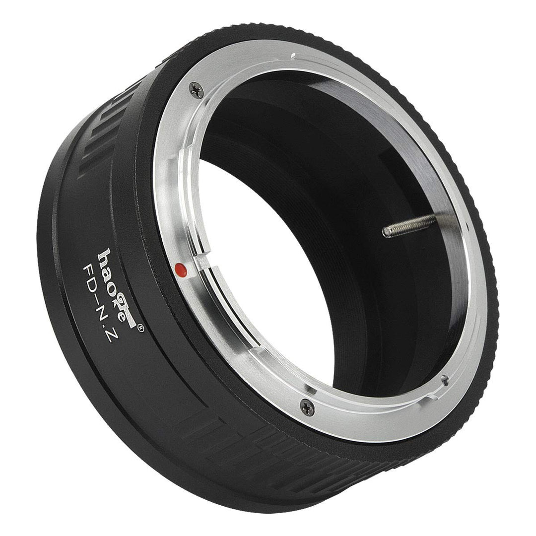 Haoge Manual Lens Mount Adapter for Canon FD Lens to Ni
