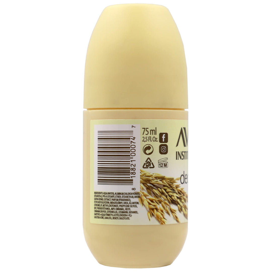 Oats Roll-On Deodorant, Long Lasting Effective, Fresh, 2.5 Oz, 3 Count