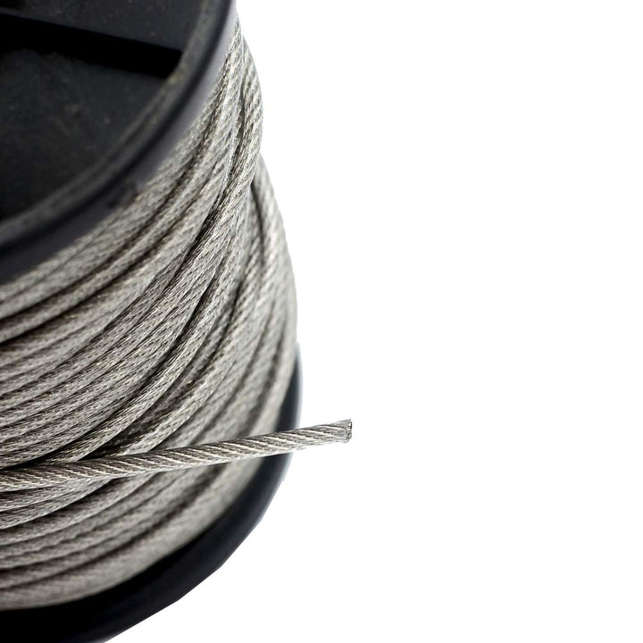 DGOL Soft PVC Coated 100 ft 304 Stainless Steel Cable W