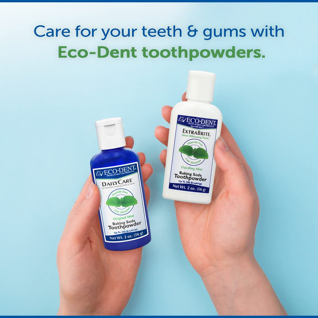 Eco-Dent Daily Care Baking Powder Toothpowder, Original
