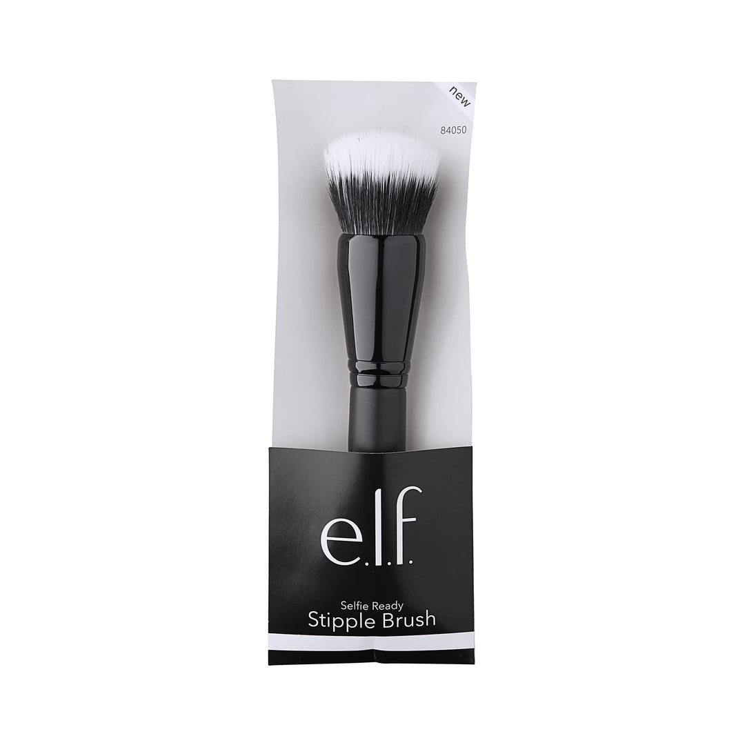 Domed Stipple Brush, Makeup Brush For Blending Product Into Skin, Creates A Soft Focus Effect, Made With Synthetic Bristles