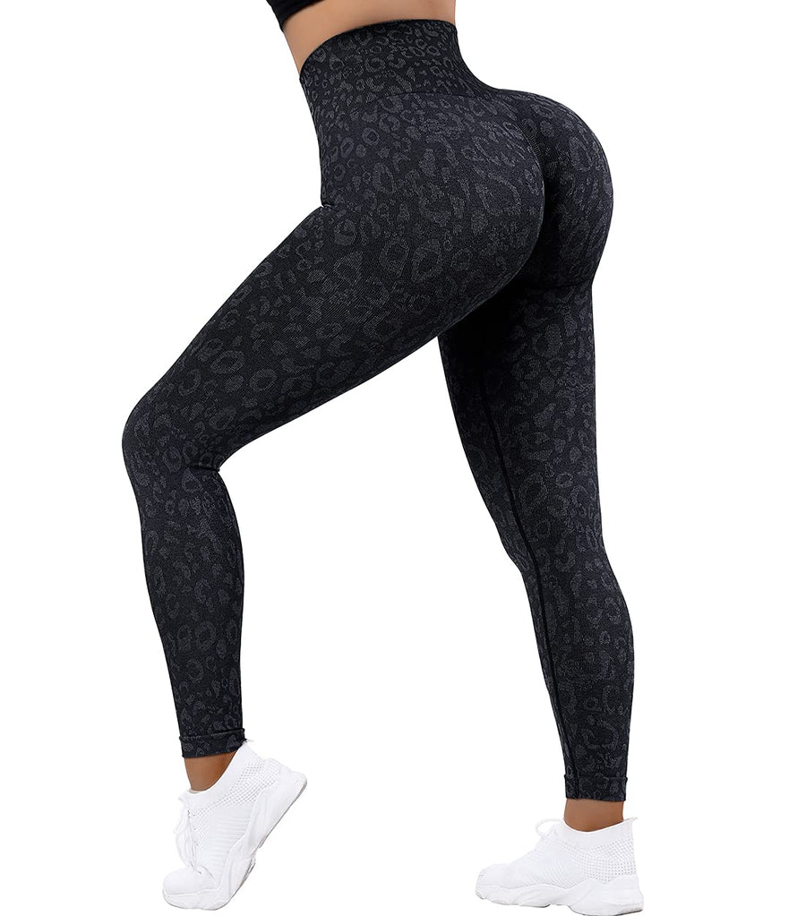 OMKAGI Women Scrunch Butt Lifting Leggings Seamless Hig