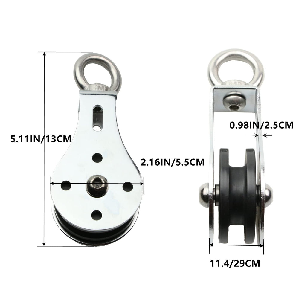 color river Pulley Wheel Stainless Steel Small Pulley B