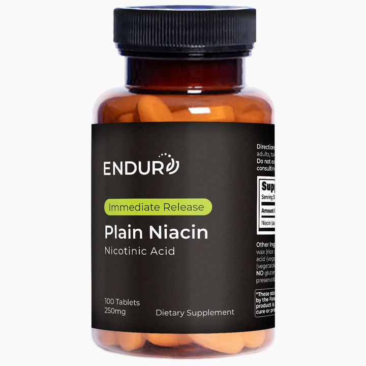 Endurance Products Plain Niacin - 250mg Immediate Relea