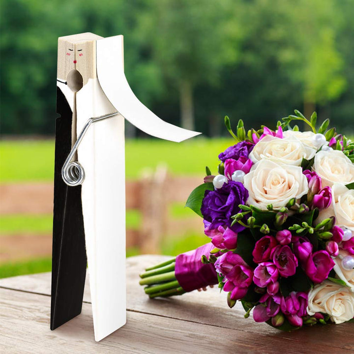Big Clothes Pin, 1 PC Large Clothes Clip, 9 Inch Wooden Giant Clothespin, Natural Wood Jumbo Clothespin for DIY Crafts, Wedding and Bathroom Decoration