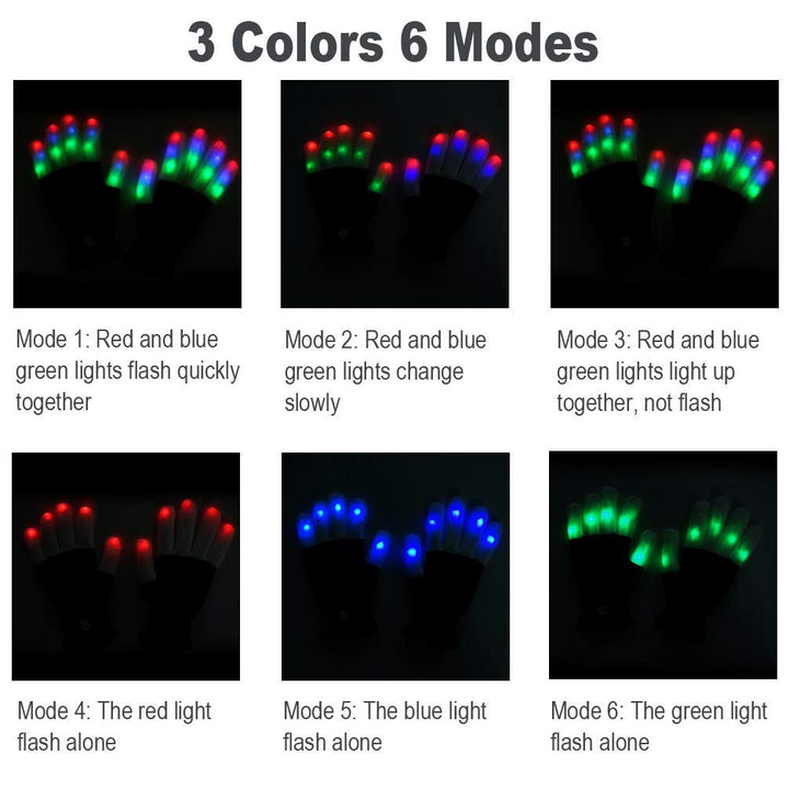 Luwint Light Up Toys, Kids LED Glow Gloves, Fun for Boy