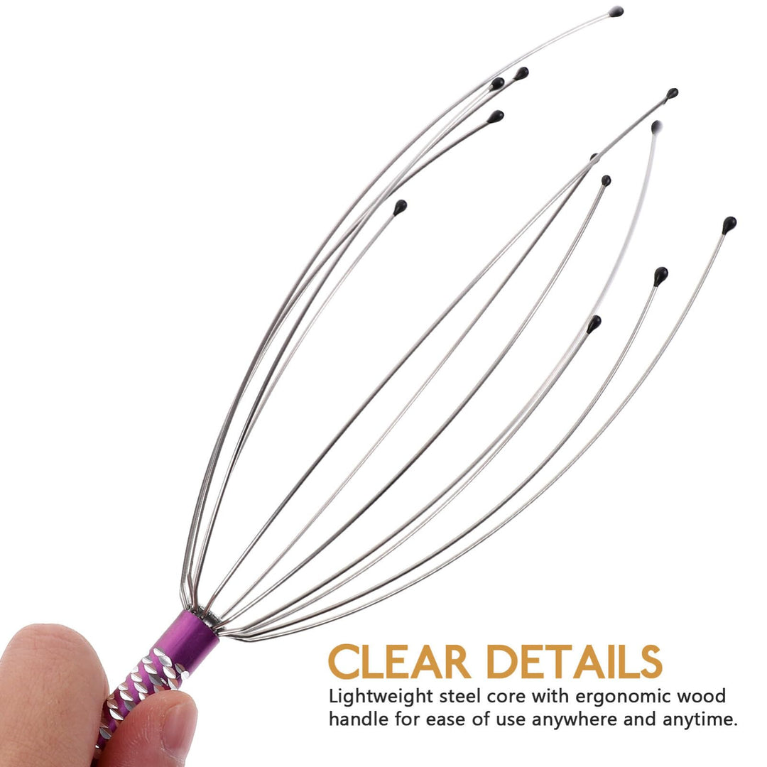 ROSENICE Scalp Massager 3pcs Hand Held Therapeutic Head