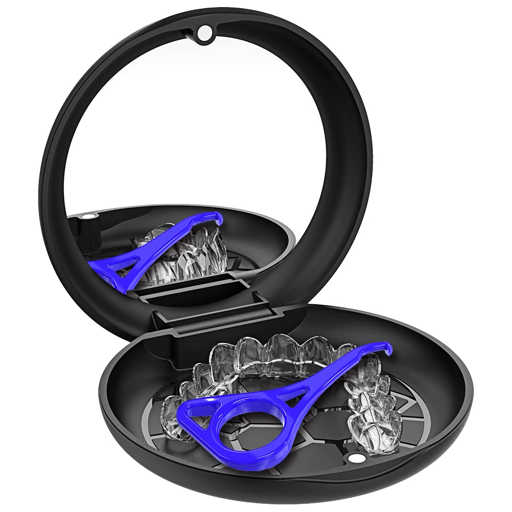 ARGOMAX - Upgrated Retainer Mouth Guards Travel Case wi