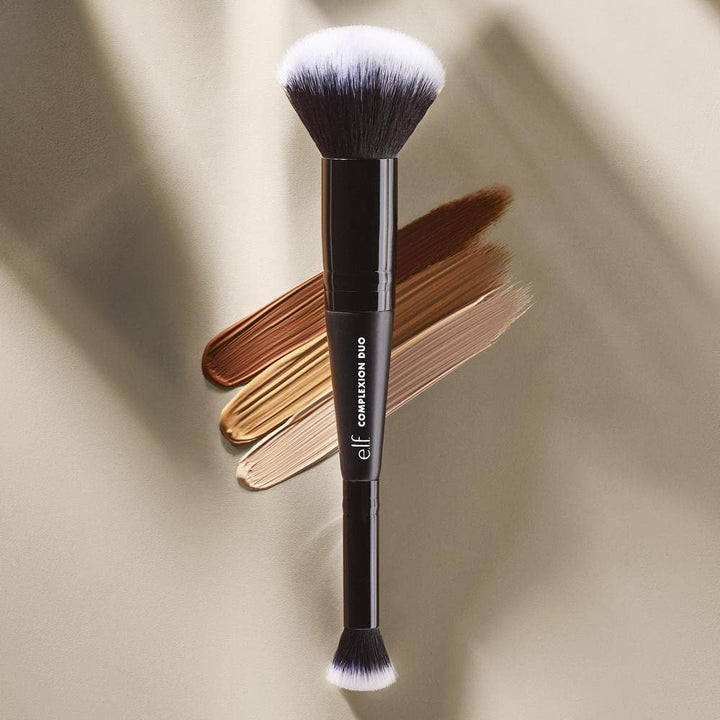 Complexion Duo Brush, Foundation &amp; Concealer Applicator, Airbrushed finish