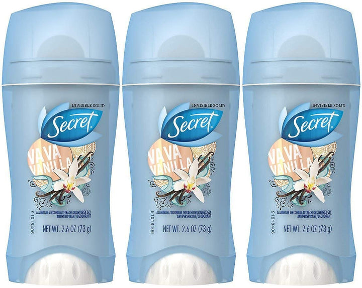 Pack of 3: Scent Expressions Va Va Vanilla Invisible Solid Antiperspirant &amp; Deodorant 2.6 oz (Pack of 3)