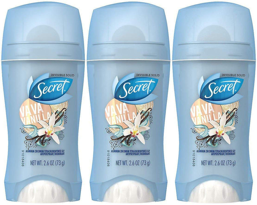Pack of 3: Scent Expressions Va Va Vanilla Invisible Solid Antiperspirant & Deodorant 2.6 oz (Pack of 3)