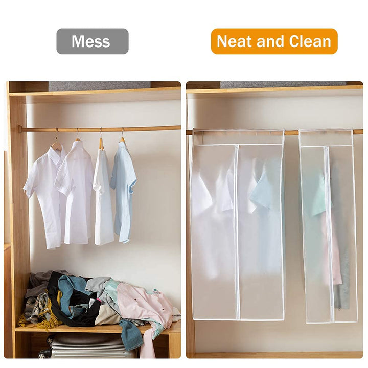 XIAKE Garment Bags M/oth-proof Dust Cover Coat Hanging 