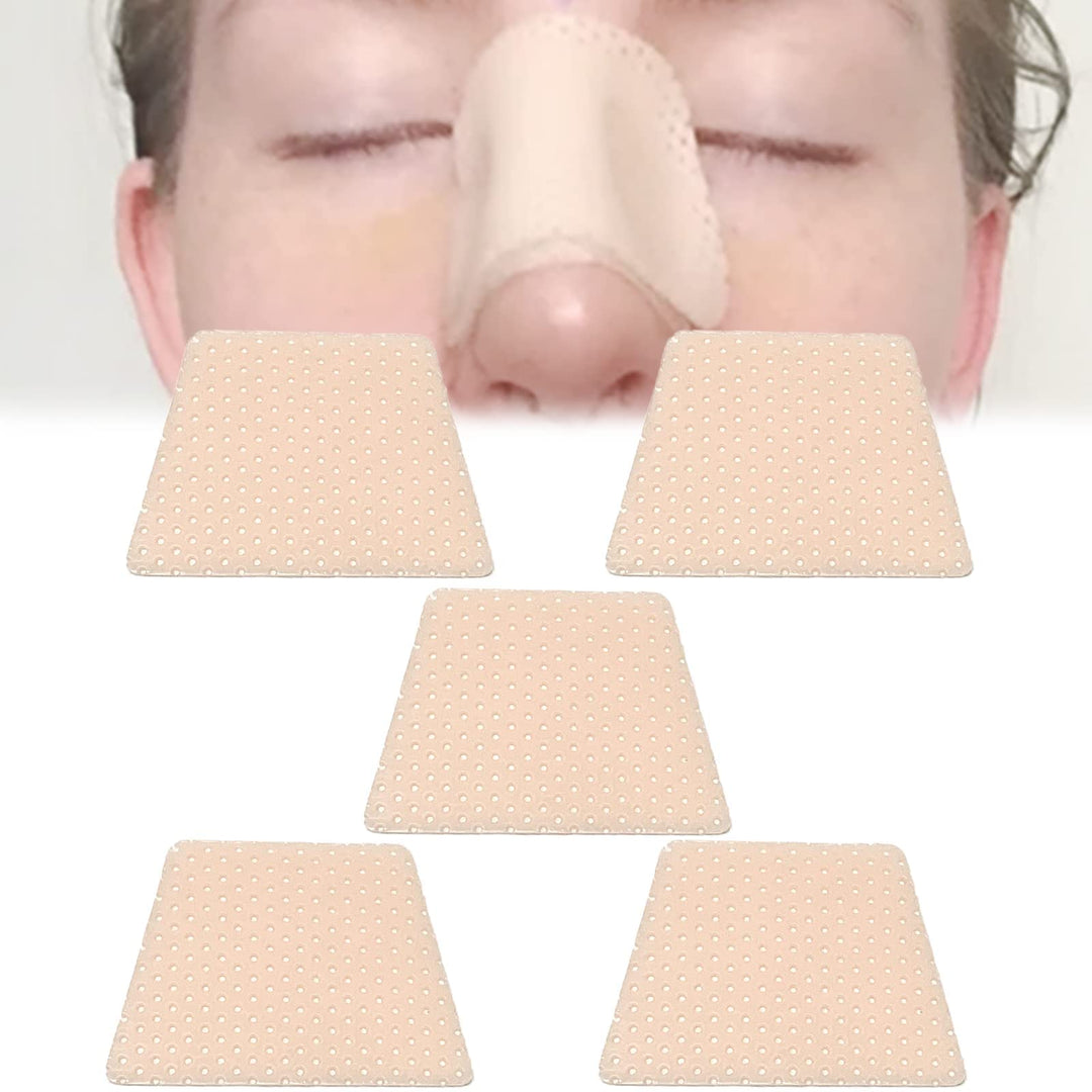 CHOYTONG Thermoplastic Nasal Splints - Nose External Support Protector for Nose Brace Fracture, Rhinoplasty Septoplasty Surgery, ENT, Orthopedic Immobilization,5 PCS (M)