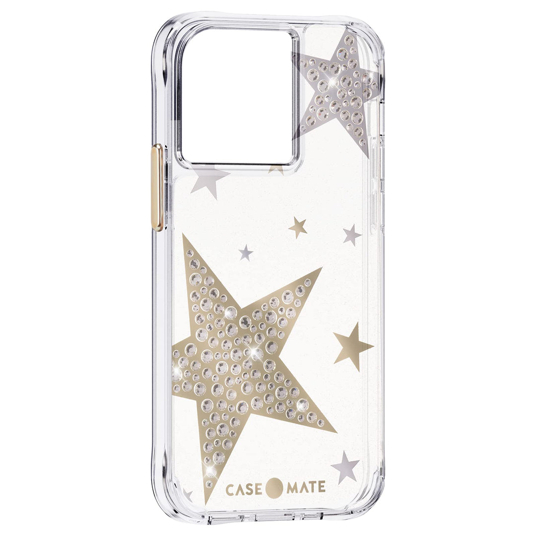 Case-Mate iPhone 13 Case - Sheer Superstar - with 10ft 