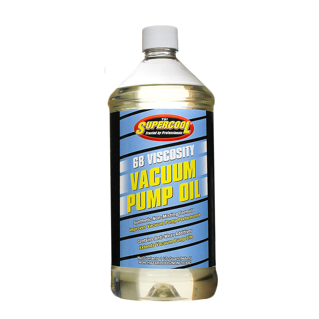 Vacuum Pump Oil, Synthetic, 32 Oz., Clear (V32)