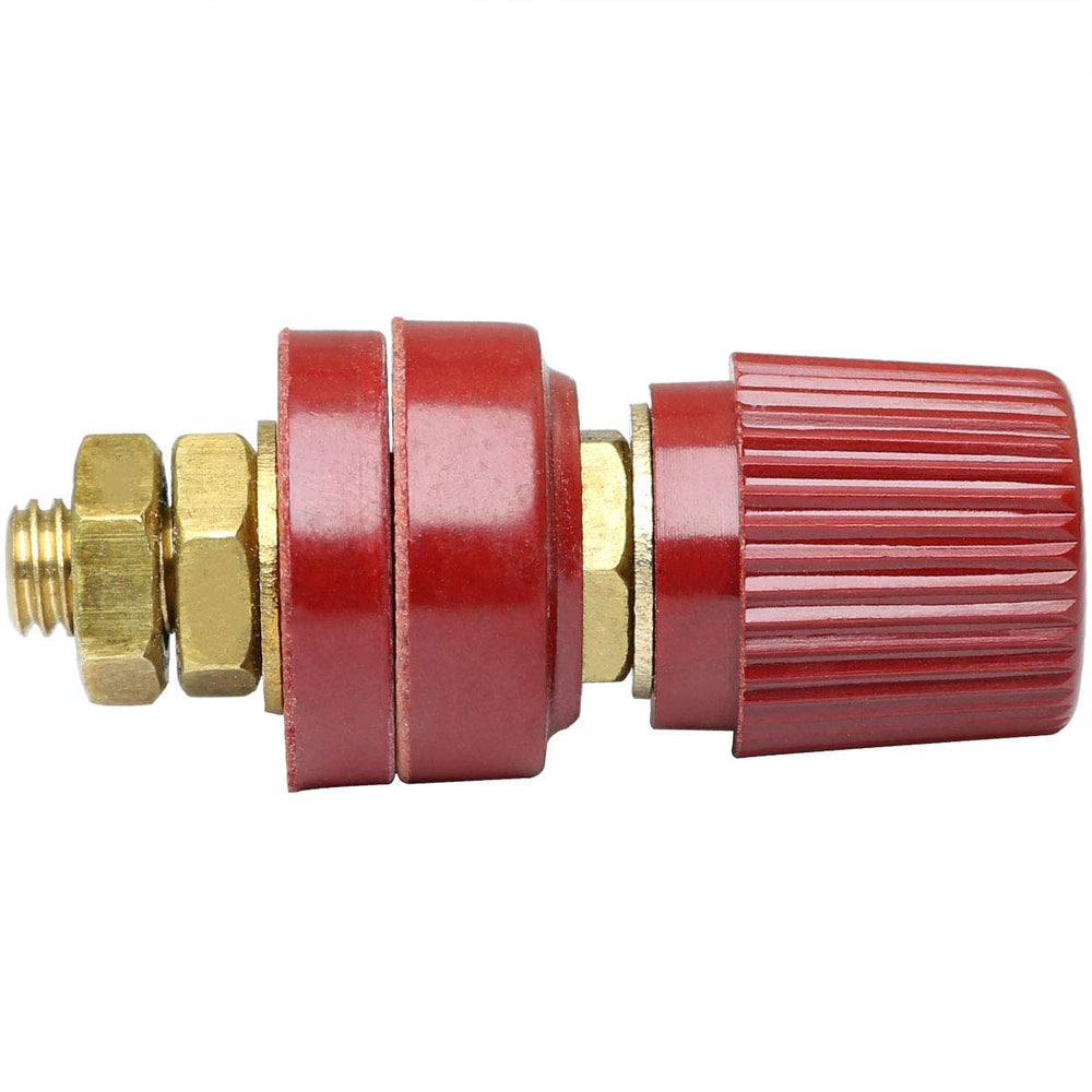 MEETOOT 4pcs 333 Pure Brass Terminal Binding Post M6 Co