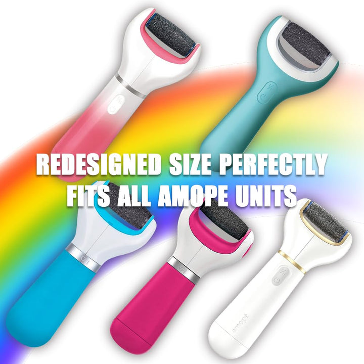 5 Extra Coarse for WET AND DRY : 5 Extra Coarse Replacement Roller Refill Heads Compatible with Amope Wet &amp; Dry Electronic Foot File (5 Extra Coarse for Wet &amp; Dry)