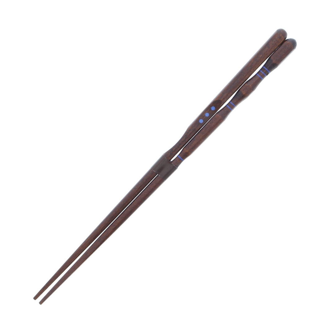 Ishida Discipline Chopsticks (Holding) Three Points Support, Lacquer, Wooden (Natural Wood), 9.1 inches (23 cm)
