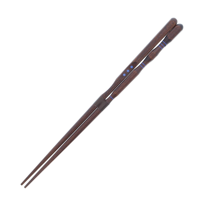 Ishida Discipline Chopsticks (Holding) Three Points Support, Lacquer, Wooden (Natural Wood), 9.1 inches (23 cm)
