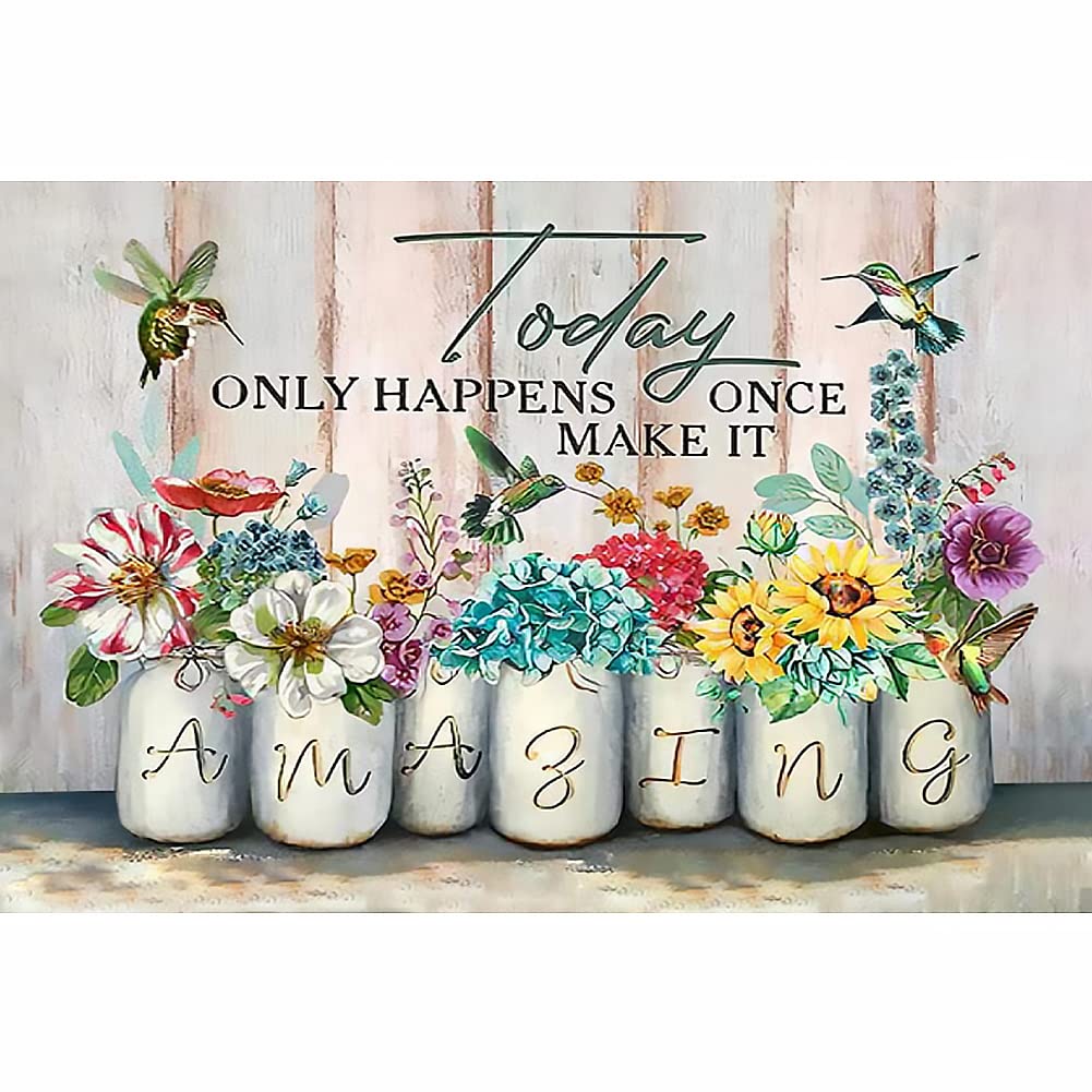 DIY 5D Diamond Painting Kit for Adults, Full Drill 5d Diamond Painting for Kids Baby elephant Paint with Diamonds Dots,Diamond Art Kits Home Decor 11.8x15.7inch