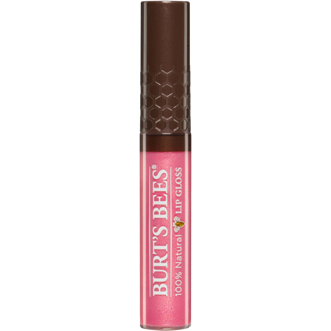 Burt&#39;s Bees 100% Natural Moisturizing Lip Gloss, Rosy Dawn, 1 Tube with Wand Applicator
