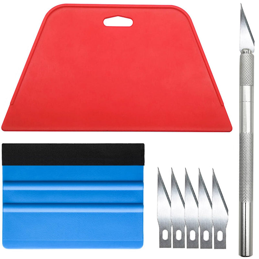 Wallpaper Smoothing Tool Kit For Adhesive Contact Paper Application Window Film Craft Vinyl