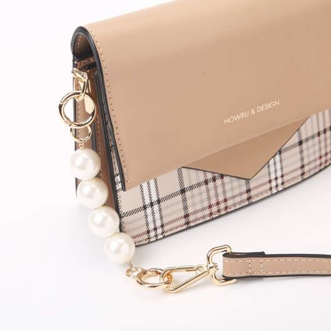 Pearl Purse Chain Strap Extender for Cross-Body Shoulder Bag Handbags,Bag Accessories Charms (Light Gold)