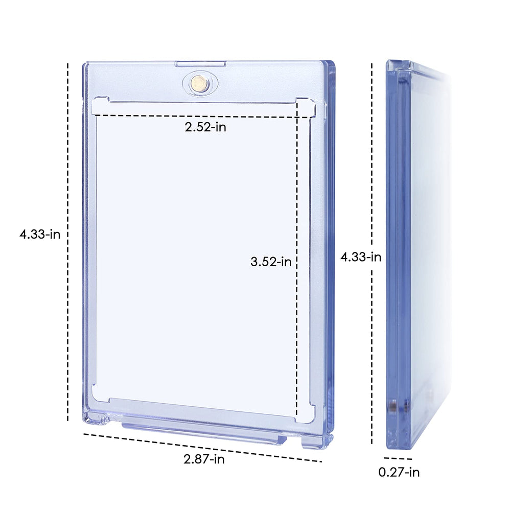 5 ct Magnetic Card Holders for Trading Cards, 35 pt Har