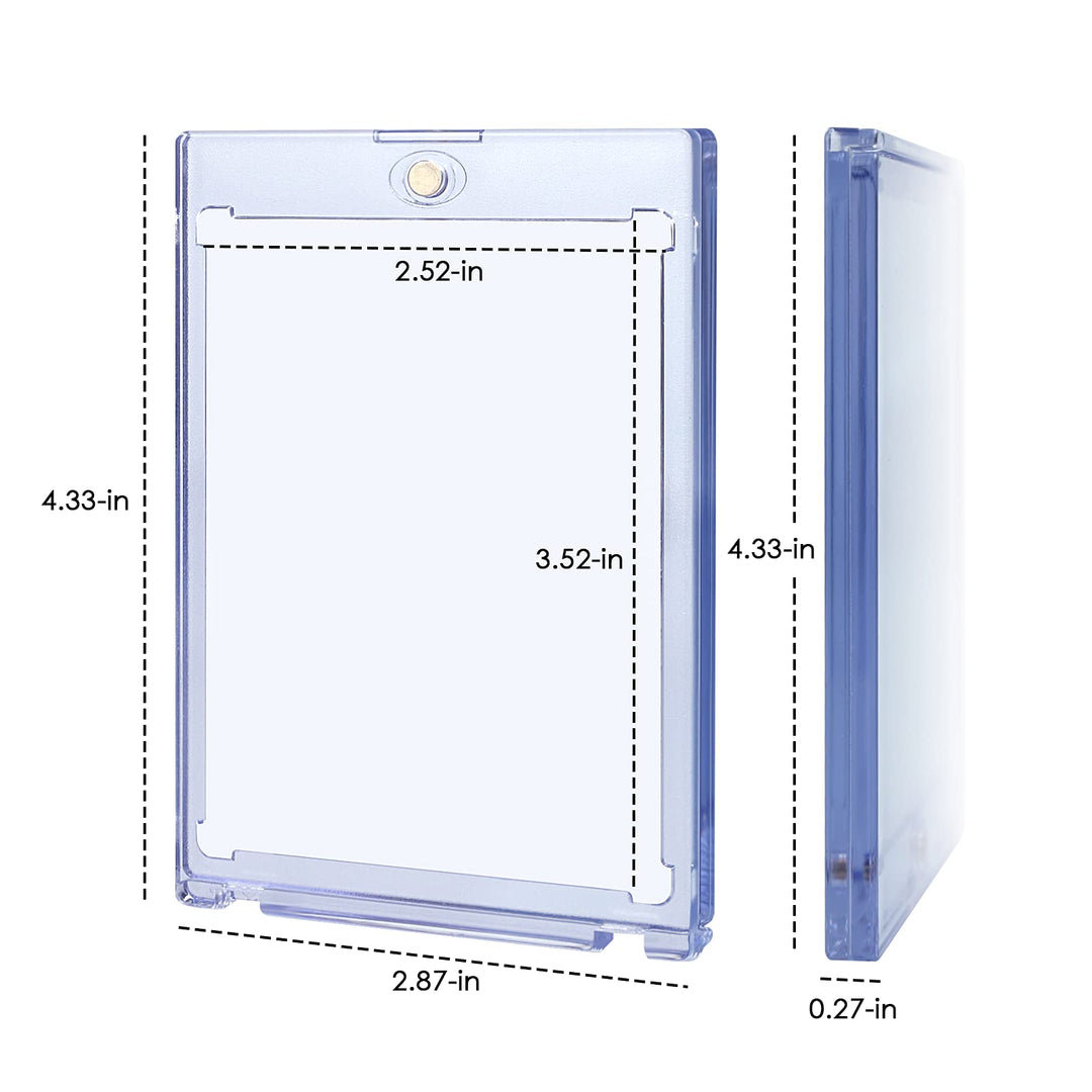 5 ct Magnetic Card Holders for Trading Cards, 35 pt Har
