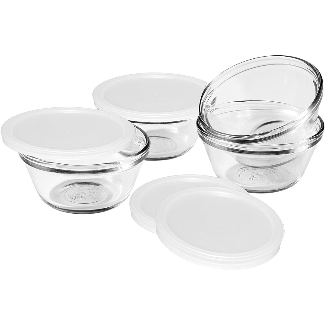 6-Ounce Glass Custard Cups, Set of 4